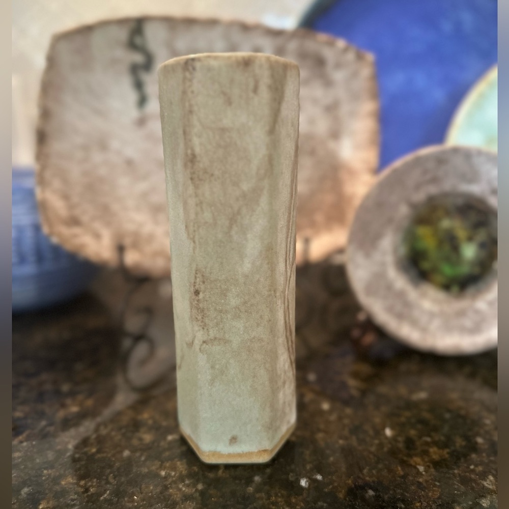 Satterfield Pottery Hex Vase